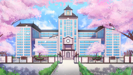 This is the building of Crystal Moon academy